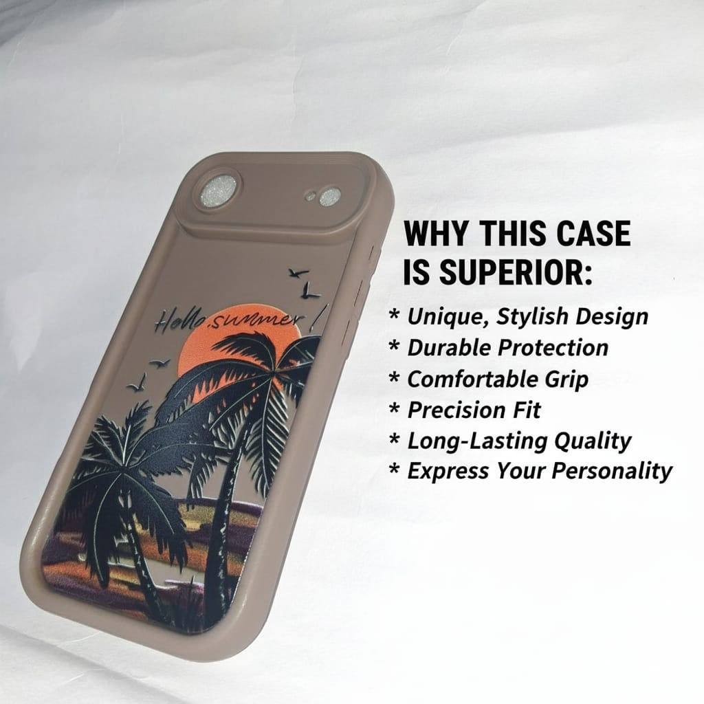 iphone 17 AIR covers | BROWN | Scratch proof | TPU | Cases
