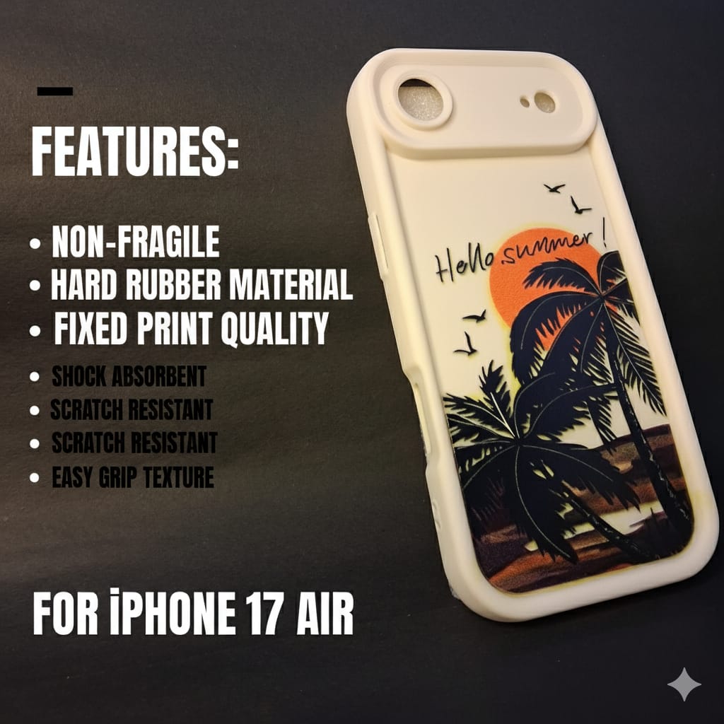 iphone 17 AIR covers | BEIGE | Scratch proof | TPU | Cases