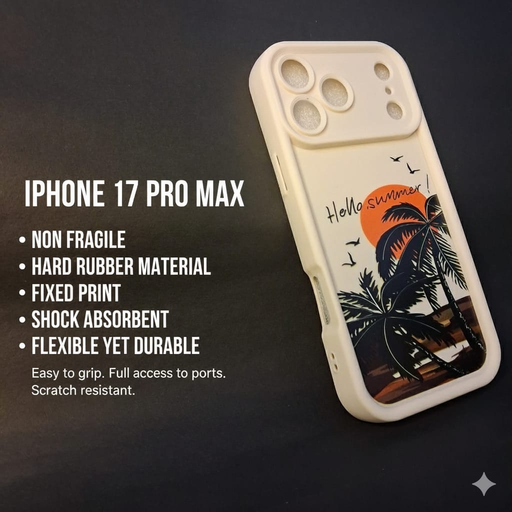iphone 17 PRO MAX covers | BEIGE | Scratch proof | TPU | Cases