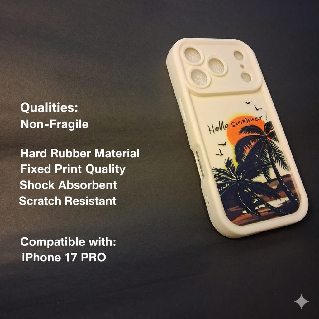 iphone 17 PRO covers | BEIGE | Scratch proof | TPU | Cases