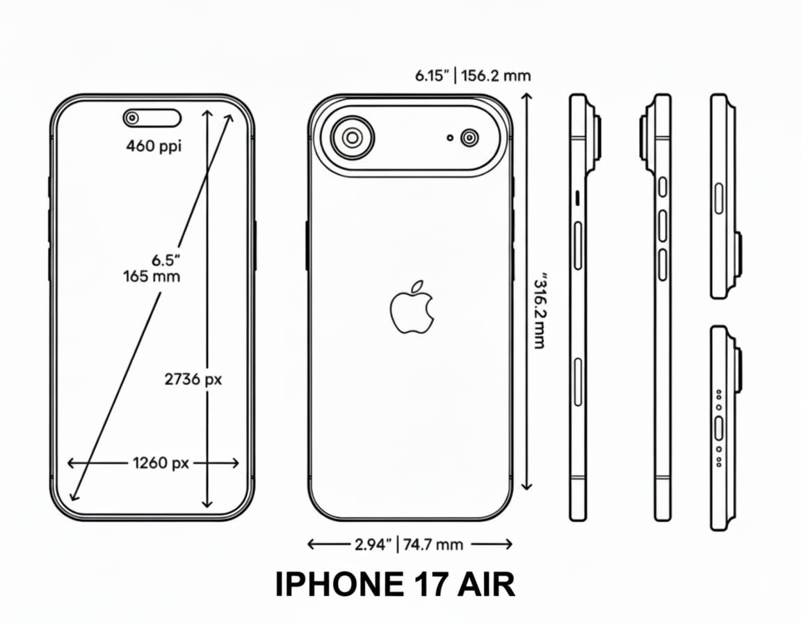 iphone 17 AIR covers | BROWN | Scratch proof | TPU | Cases