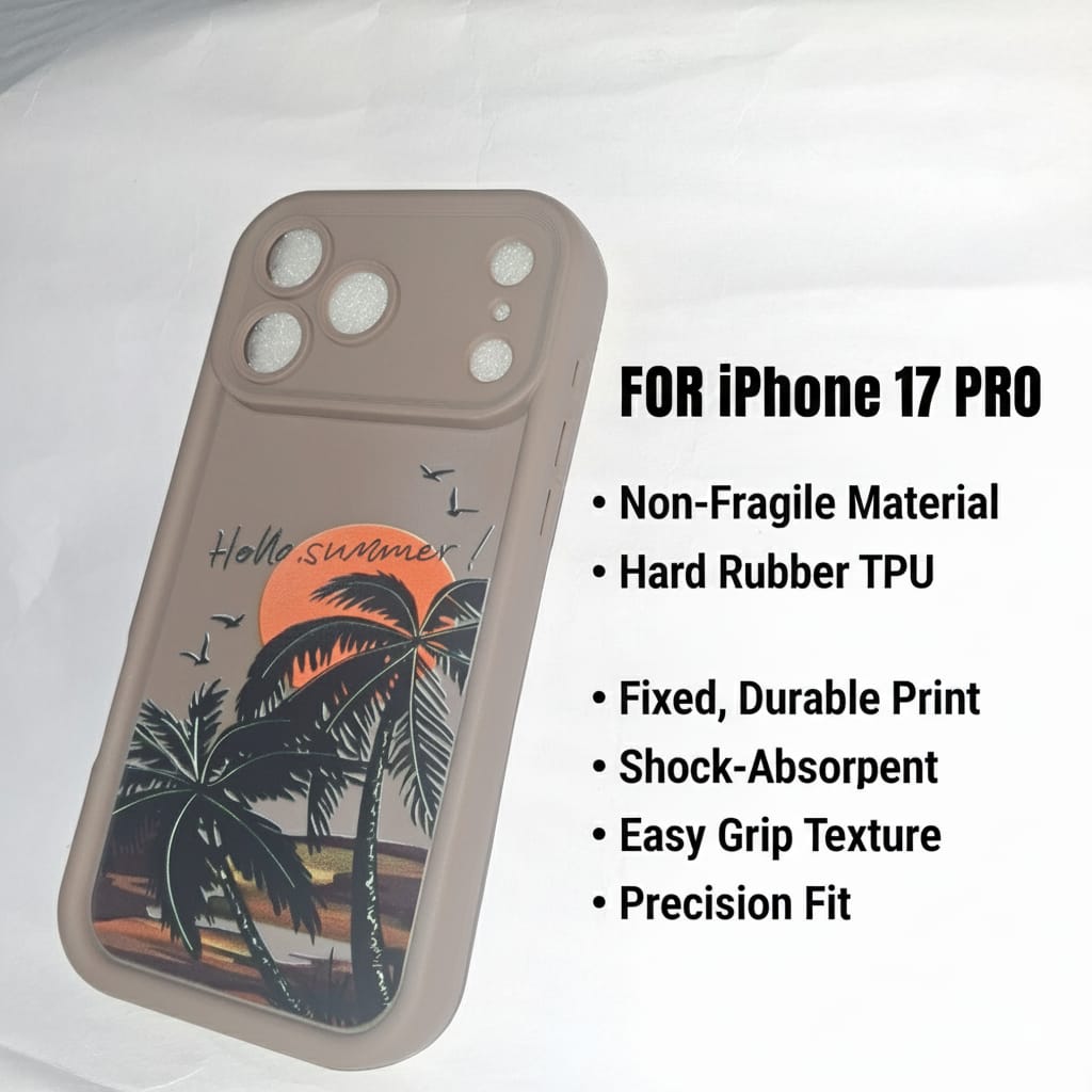 iphone 17 PRO covers | BROWN | Scratch proof | TPU | Cases